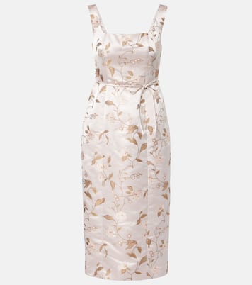 Midikleid Zoe aus Brokat | Staud
