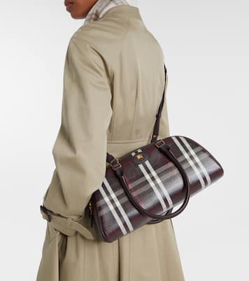 Highlands coated jacquard tote bag | Burberry