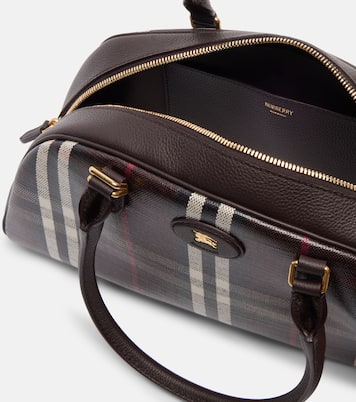 Highlands coated jacquard tote bag | Burberry