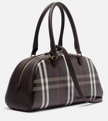 Highlands coated jacquard tote bag | Burberry