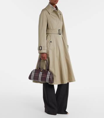 Highlands coated jacquard tote bag | Burberry