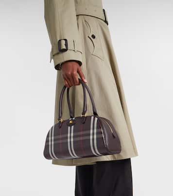 Highlands coated jacquard tote bag | Burberry