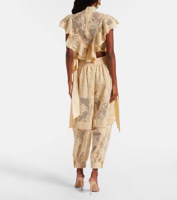 Hypnotic ruffled lace top | Zimmermann