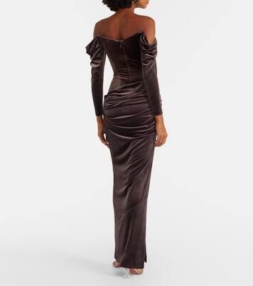 Robe aus Samt | Alex Perry