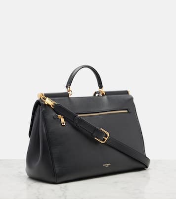 My Sicily Large leather top-handle bag | Dolce&Gabbana