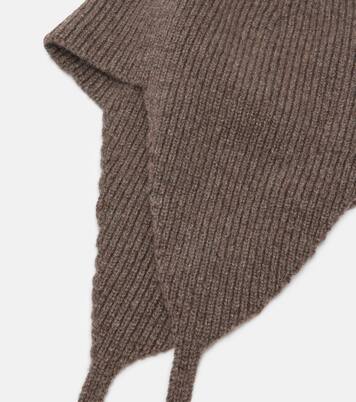 Soizic ribbed-knit cashmere hat | The Row