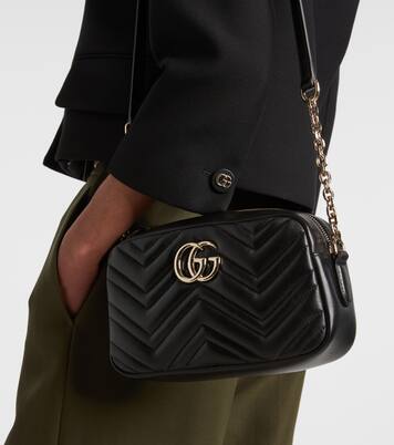 GG Marmont Small leather crossbody bag | Gucci