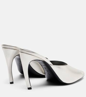 Betta 95 metallic leather mules | The Attico