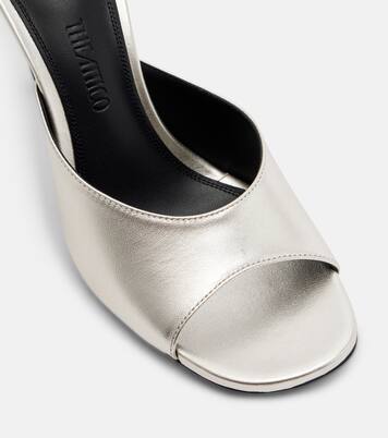 Betta 95 metallic leather mules | The Attico