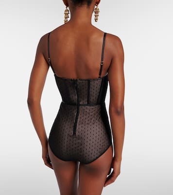 Dot mesh bodysuit | Zimmermann