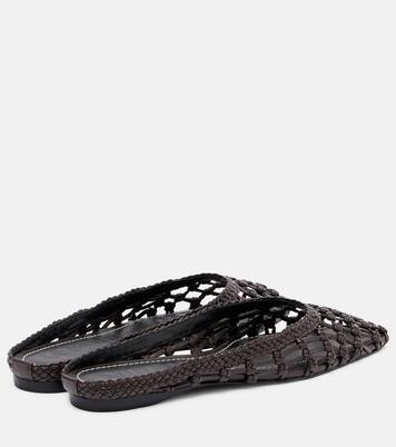Otto woven leather mules | Staud