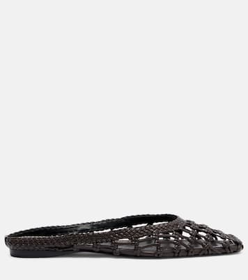 Otto woven leather mules | Staud