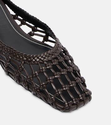 Otto woven leather mules | Staud