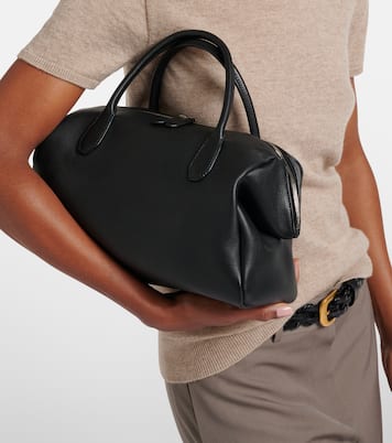 Faye leather top-handle bag | The Row