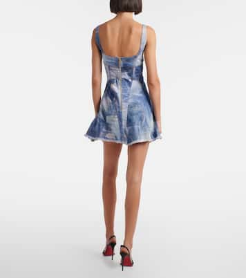 페이디드 데님 미니드레스 | Roberto Cavalli