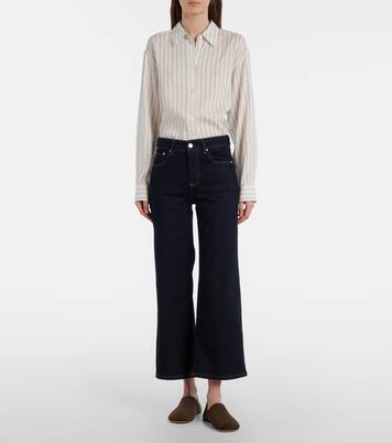 Saige cropped wide-leg jeans | AG Jeans