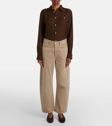 Miro cotton twill barrel-leg pants | Citizens of Humanity