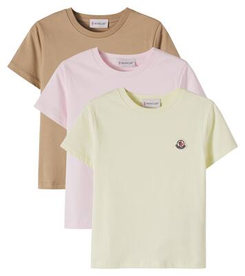 Set of 3 cotton jersey T-shirts | Moncler Enfant