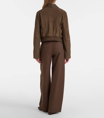 Cotton twill wide-leg pants | Vince