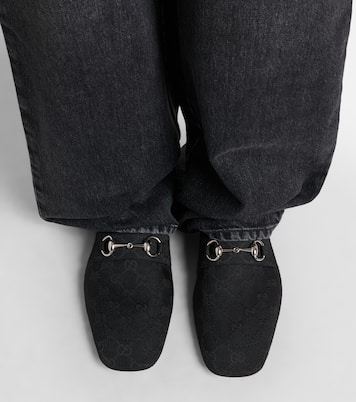 Horsebit GG Canvas loafers | Gucci