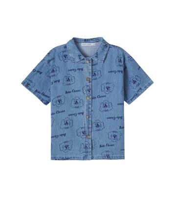 Pickle The Dog denim shirt | Bobo Choses
