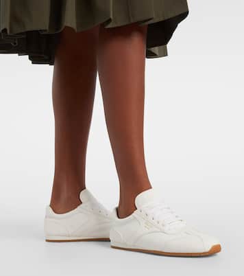 Leather sneakers | Prada