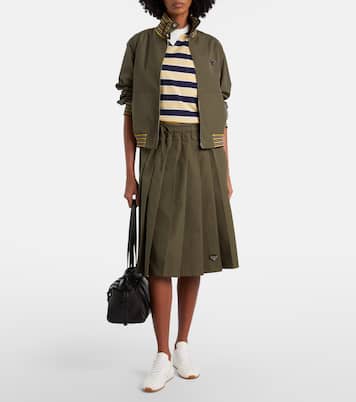 Leather sneakers | Prada