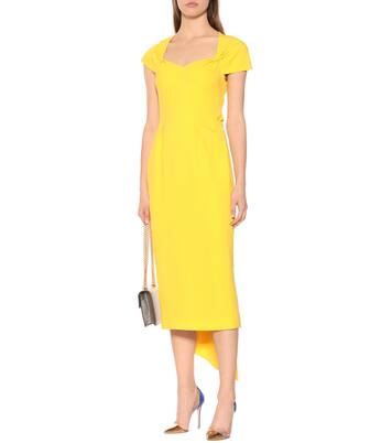 Robe midi en crêpe | Stella McCartney