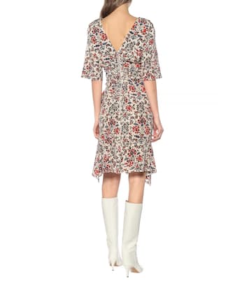 Arodie floral stretch-silk minidress | Isabel Marant