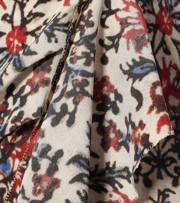 Arodie floral stretch-silk minidress | Isabel Marant