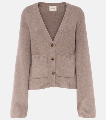 Scarlet cashmere-blend cardigan | Khaite