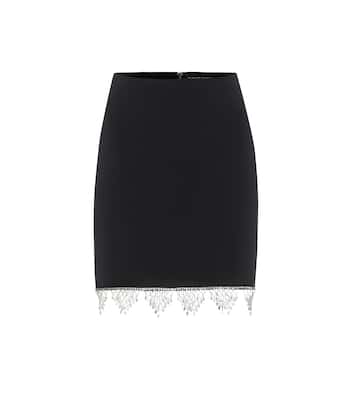 Embellished cady miniskirt | David Koma