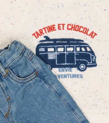 Baby - Felpa in cotone e jeans | Tartine et Chocolat