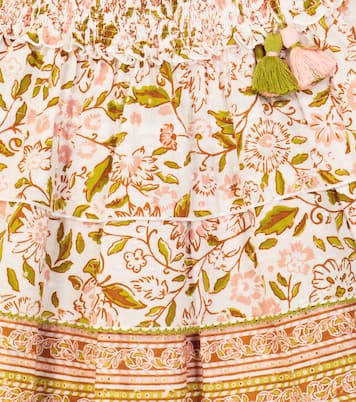Minigonna Ariel in cotone con stampa | Poupette St Barth Kids
