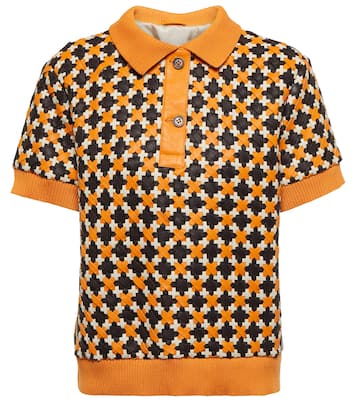 Leather polo top | Dodo Bar Or