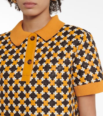 Leather polo top | Dodo Bar Or