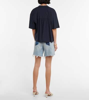 Bluse aus einem Leinengemisch | Vince