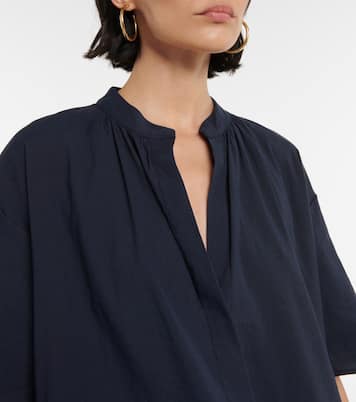 Bluse aus einem Leinengemisch | Vince