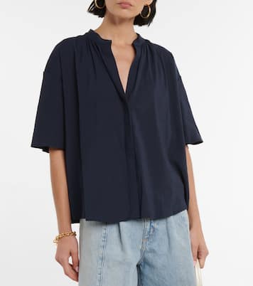 Bluse aus einem Leinengemisch | Vince
