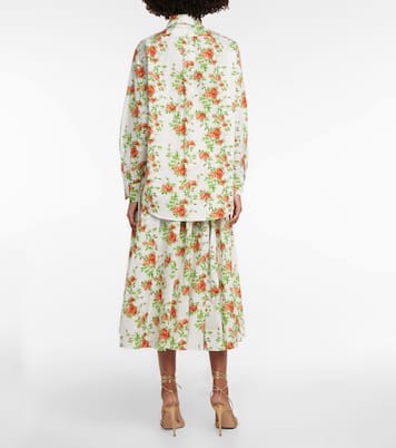 Bayleigh floral cotton poplin shirt | Emilia Wickstead