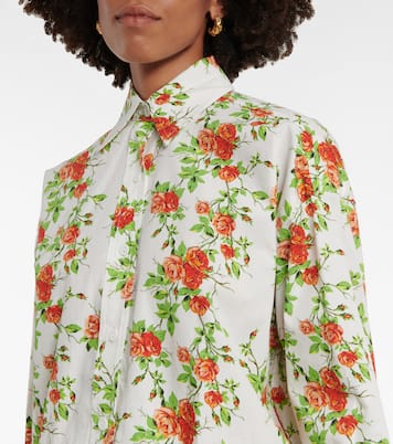 Bayleigh floral cotton poplin shirt | Emilia Wickstead