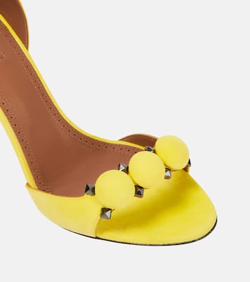 La Bombe 90 suede sandals | Alaïa