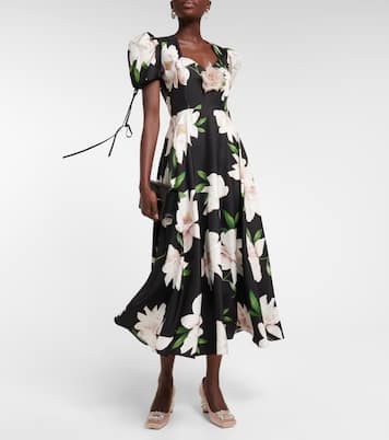 Escarpins en satin à cristaux | Roger Vivier
