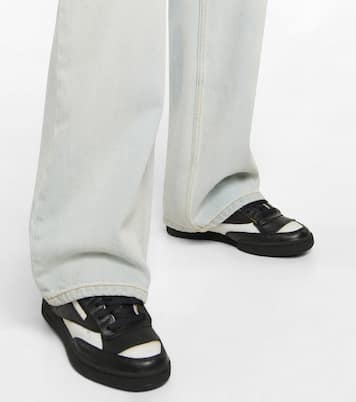 x Reebok Club C Memory Of leather sneakers | Maison Margiela