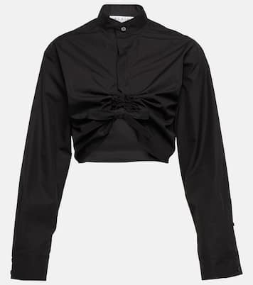 Chemise raccourcie en coton | Alaïa