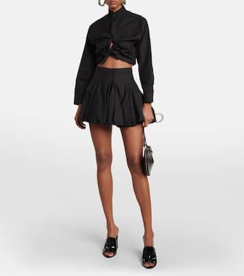 Chemise raccourcie en coton | Alaïa