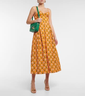 Mambo cotton poplin midi dress | Agua by Agua Bendita