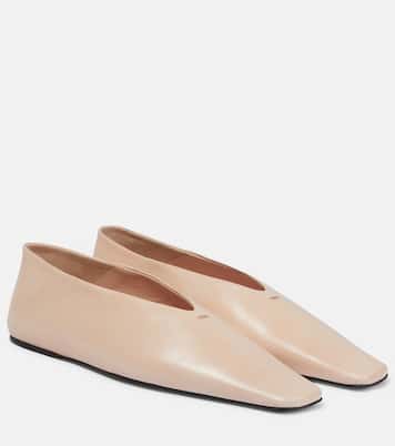 Ballerinas aus Leder | Jil Sander