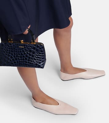 Ballerinas aus Leder | Jil Sander