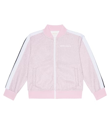 Logo Lurex® track jacket | Palm Angels Kids